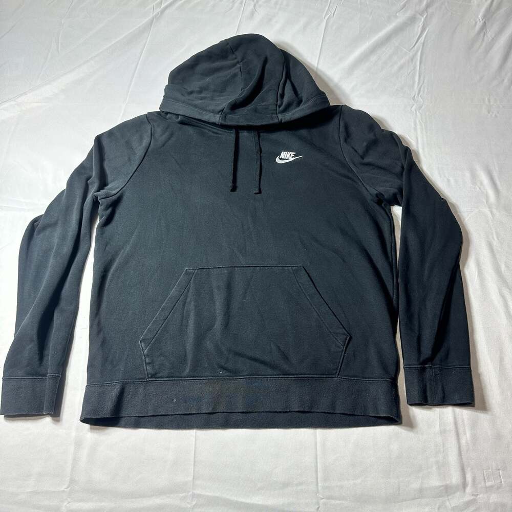 Nike Sportswear Club Fleece Pullover Hoodie Men’s M Black DQ5793-010
